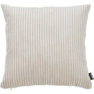 done.® Dekokissen »Zoom« Kissenhülle aus modernem Cordstoff beige