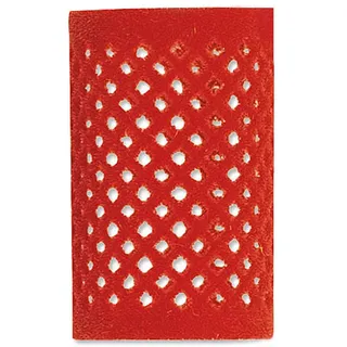 Ari Metallwickler Beflockt Ø 40 mm Rot - 12 Stück