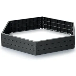 nabbi Kunststoff-Hochbeet IBWH – Anthrazit - Dunkelgrau