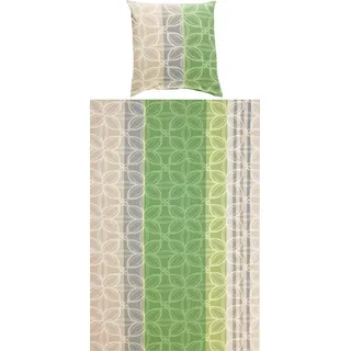 Erwin Müller Bettwäsche, Bettgarnitur Seersucker 100% Baumwolle - bügelfrei, mit praktischem Reißverschluss, temperaturausgleichend