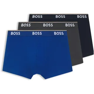 HUGO BOSS 3P Power Trunk schwarz/grau/blau S 3er Pack