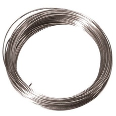 Bild von Silberdraht mit Kupferkern, Basteldraht silber 0,6 mm 10 m