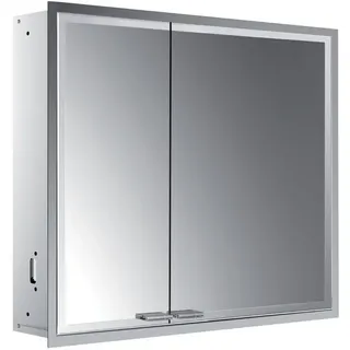 emco prestige 2 Lichtspiegelschrank, Unterputzmodell, 815mm, breite Tür rechts, 989707102, Ausführung: ohne light system