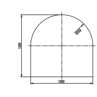 Haas+Sohn | Kamin Glasplatte, Funkenschutzplatte | Form C