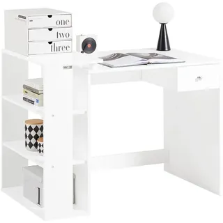 SoBuy Schreibtisch Weiß