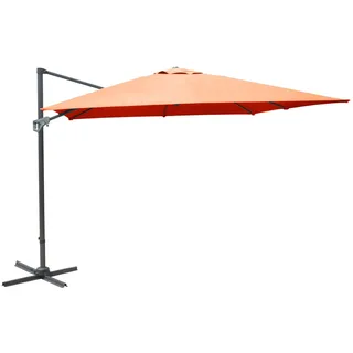 Sonnenschirm Nh Einziehbar / Verstellbar Mit Kurbel 3X3 Paprika Gartenmöbel