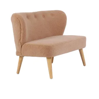 Jimmylee Kindersitzbank , Cappuccino , Holz, Kunststoff, Textil , Kautschukholz , 3-Schicht , Uni , 51.5x60.5x88.5 cm , Babymöbel & Kindermöbel, Babyzimmer, Kindersessel & Kindertische