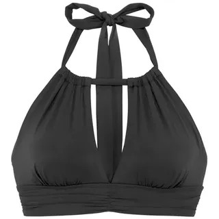 S.Oliver Bustier-Bikini-Top Damen schwarz Gr.42 Cup C/D