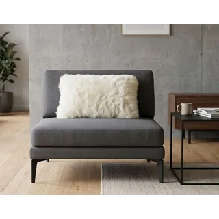 Kuhfelle Online & Nomad Lammfell Kissenbezug Fell Kissen Creme Weiss 40 x 60 cm aus schwedischem echtes Lammfell Schaffell Kissen