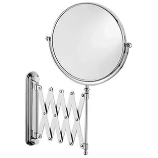 UNIQ Wall Scissor Arm Mirror with 5x Magnification Silver