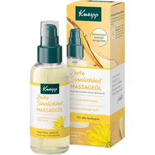 Kneipp Massageöl Zarte Sinnlichkeit - Ylang Ylang & Jojobaöl - Für sinnliche Momente - Für alle Hauttypen -100ml