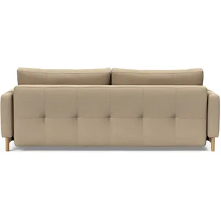 Innovation Living TM »Pyxis 3-Sitzer mit extrabreiter Bettfunktion, Skandi-Design« Multifunktionssofa, extrabequem durch Taschenfederkern, Dauerschläfer