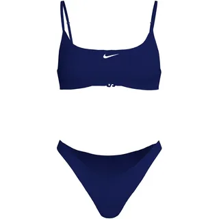 Nike Bustier-Bikini "BRALETTE BIKINI SET" Set, 2 Stk. für Jugendliche, sportlicher Stil, schnell trocknendes Material, midnight navy