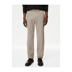 Mens M&S Collection Regular Fit Stretch Chinos - Clay, Clay - 38