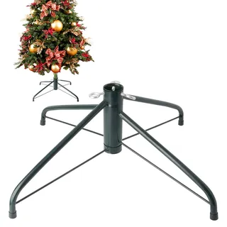 EZYDECOR Weihnachtsbaumständer für künstliche Bäume Metall Weihnachtsbaumständer Ersatz (52cm/20,5") Grün