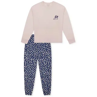 SCHIESSER Mädchen Schlafanzug Set Pyjama lang - 100% Organic Bio Baumwolle - Größe 140 bis 176