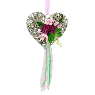 I.GE.A. Herz aus Holz rosa