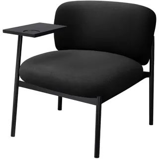 COMHOMA Ohrensessel 56 x 81 x 56 cm Schwarz