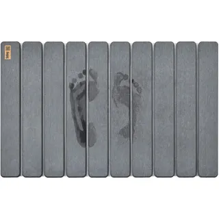 SoBuy Badematte Badezimmer , Stein , 59x39 cm , Heimtextilien, Badtextilien, Badematten