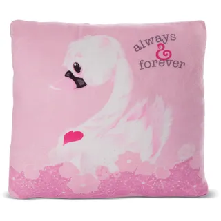 NICI Kuschelkissen Love Schwan 30 x 30 cm Weiß