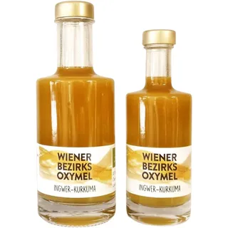 Wiener Bezirks Oxymel Ingwer-Kurkuma von Bezirksimkerei Flüssigkeit 100 ml