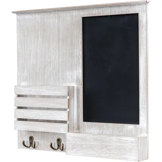 Memoboard Organizer Holz B x H x T: 57x47x6cm Kreidetafel Garderobe Shabby Chic