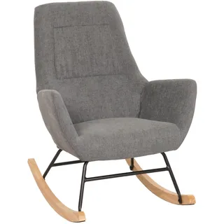 MCW Schaukelstuhl Anthrazit , Holz , 67x92x85 cm , Wohnzimmer, Sessel, Schaukelstühle