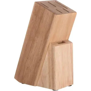 block für 5 Messer 22x17x9cm Holz. BRILLANTE