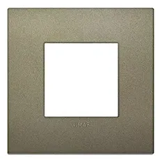 VIMAR SERIE Arke – Rahmen Classic 2 Module Tecnopolimero grün matt