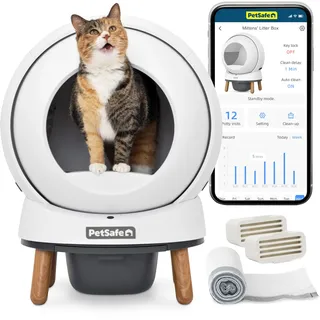 PetSafe Ecom Smartspin Auto Katzentoilette – White – One Size