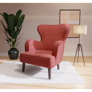 Home Affaire Ohrensessel SICILIA Polyester 88 x 88 x 64 cm Rot