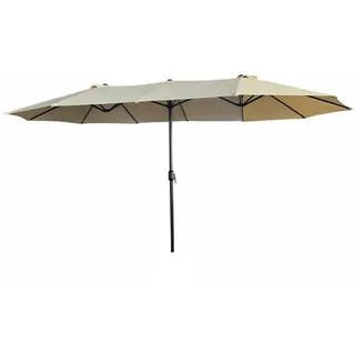 raumhirsch furniture Gartenschirm 270 x 460 cm Beige