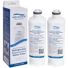 Aqualogis Kühlschrank-Wasserfilter, kompatibel mit Samsung DA97-17376B, DA97-08006C, HAF-QIN, HAF-QIN/EXP, 2 Stück