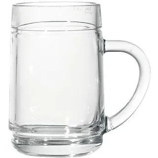 Stölzle Oberglas Robuste Weinkanne 0,25 l 6er Set MIT WEINLAUB DEKOR I Hochwertige Trinkgläser mit Henkel 6 Stück für Rotwein Weißwein I Spritzerglas 250ml spülmaschinenfest & bruchsicher