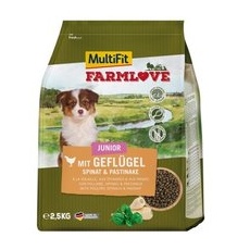 MultiFit Farmlove Junior mit Gefügel & Spinat 2,5kg