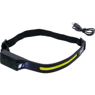 BGS 85355 | COB-LED Stirnleuchte | mit Bewegungssensor | Stirnlampe | Kopflampe | aufladbar