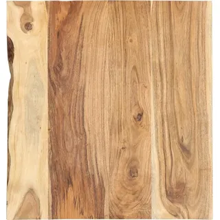 vidaXL Badezimmer-Waschtischplatte Massivholz Akazie 58x52x2,5 cm