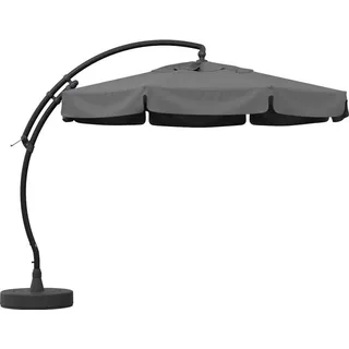 SUN GARDEN Easy Sun TM Ersatzbezug 350 cm - grau B055 - Grau