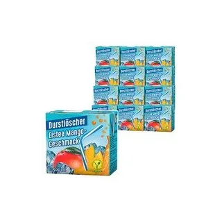 DURSTLÖSCHER Eistee Mango Fruchtsaftgetränk 12x 0,5 l