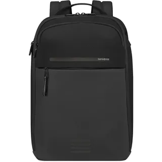 Laptoprucksack SAMSONITE "MODERNY 15,6 Zoll", Gr. B/H/T: 28cm x 44cm x 18cm, schwarz, Polyester, Rucksäcke Laptoprucksack, Geschäftsrucksack, Freizeitrucksack mit vielen Fächern