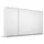 Schwebetürenschrank OTELI 323 x 214 x 68 cm Weiß