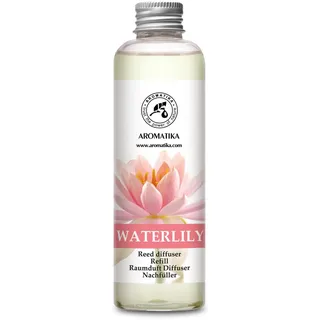 Raumduft Nachfüllflasche Seerose 200ml - Raumerfrischer - Aroma Diffuser - Aromatherapie - Raumbeduftung - Reed Diffuser Refill - Blumig und Langanhaltender Raumduft - Raumbeduftungsmittel