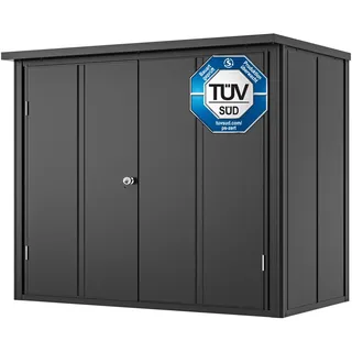 primeyard Geräteschrank 1,56 x 0,84 m Anthrazit