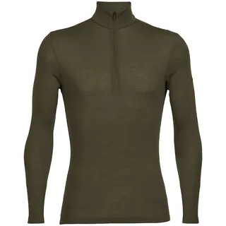 Icebreaker Herren 175 Everyday Thermo-Unterhemd, langärmelig, halber Reißverschluss, Loden Green, Medium
