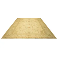 morgenland Orientteppich »Ziegler - 349 x 274 cm - beige«, rechteckig, Wohnzimmer, Handgeknüpft, Einzelstück mit Zertifikat, beige