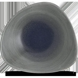 Churchill Super Vitrified Stonecast Aqueous Fjord Cream Bowl Dreieck, 23,5 cm / 60 cl, 12 Stück