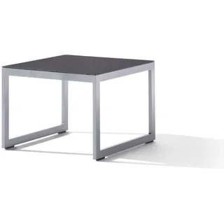 Sieger Loungetisch mit Glasplatte 60x60x44 cm