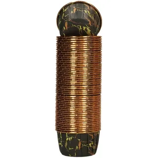 Wilton Muffin Cups Marble Black 50 Stück: Backförmchen für Muffins und Cupcakes, Glänzende Metallic-Finish, Auch ideal zum Servieren anderer Leckereien wie Petits Fours, Süßigkeiten oder Cake Pops