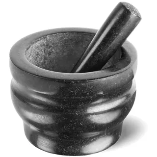 Cole & Mason Worcester Mörser und Stößel aus massivem Granit 14 cm