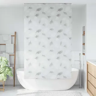 vidaXL Duschrollo 140x240 cm Stoffbreite 136 cm - Grau